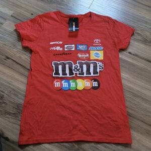 NWT Nascar  M&M's Kyle Busch Shirt Womens Size Small